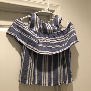 Off the shoulder tank